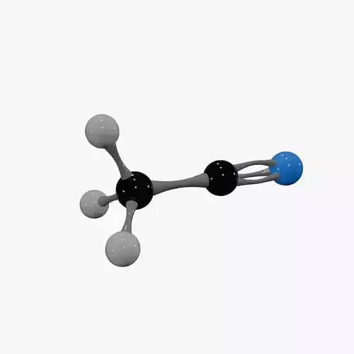 Acetonitrile Molecule