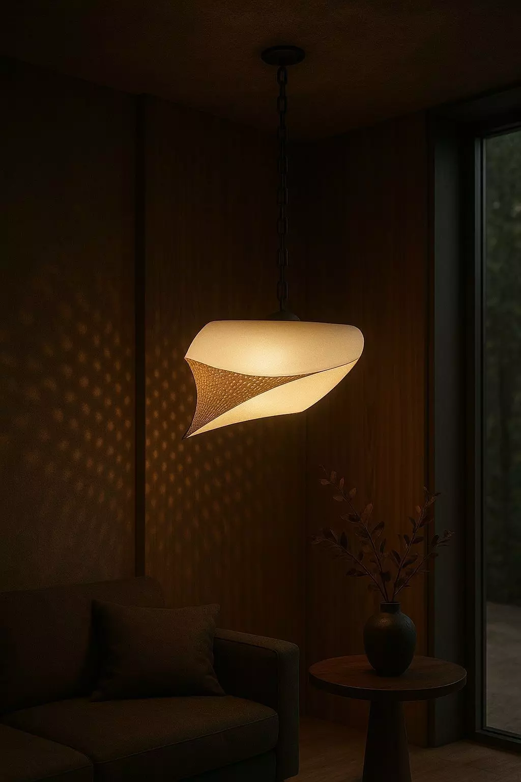 Traditional Hanging Lamp 3D model_0