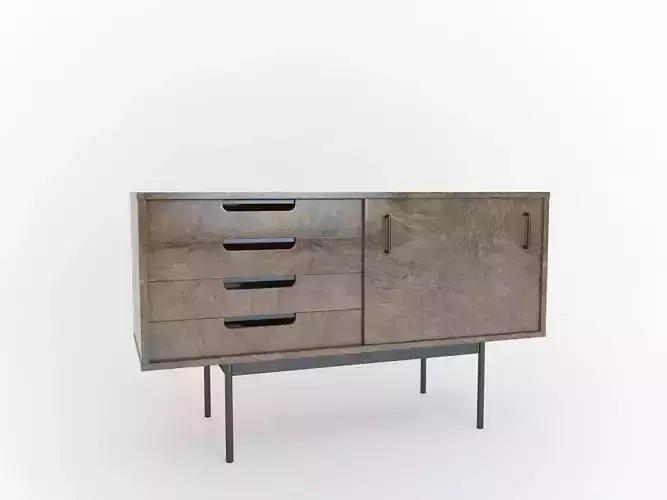 Cabinet by Pierre Guariche 3D model