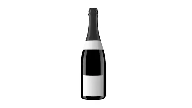Wine Bottle  3D model
