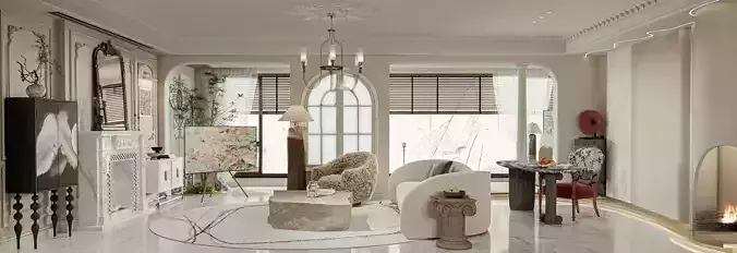 Livingroom and Kitchen