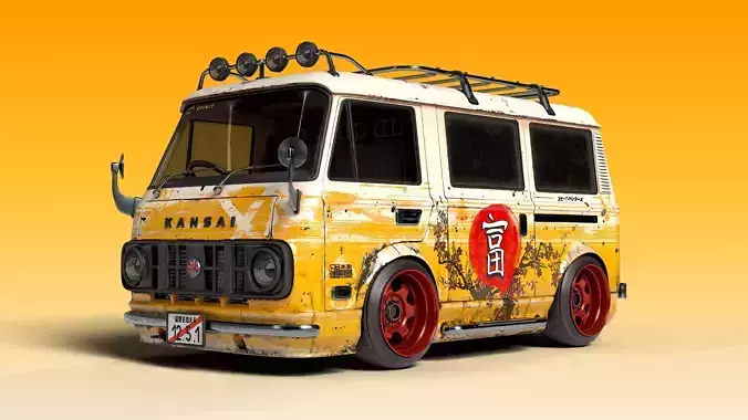 Kansai Spirit Vintage Car 3D model