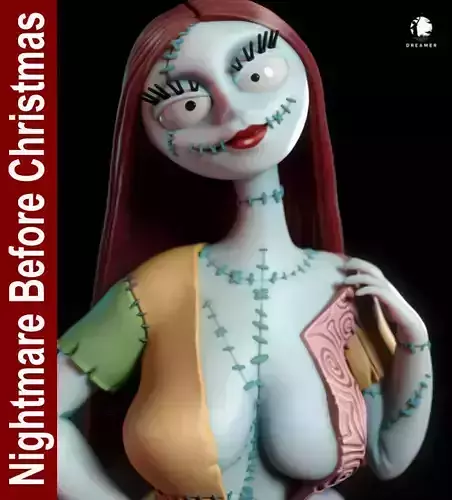 Sally Nightmare Before Christmas 3D print model