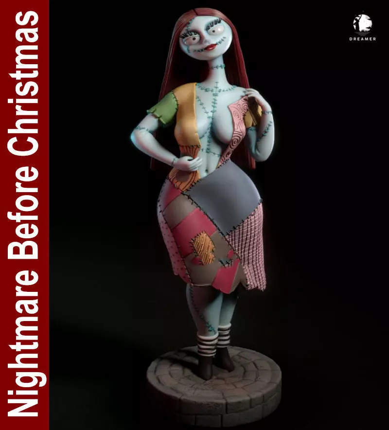 Sally Nightmare Before Christmas 3D print model_1