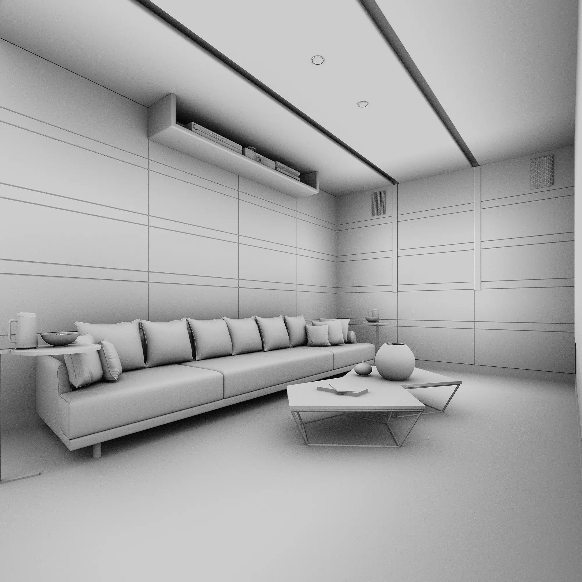 Movie Theater 3D model_6