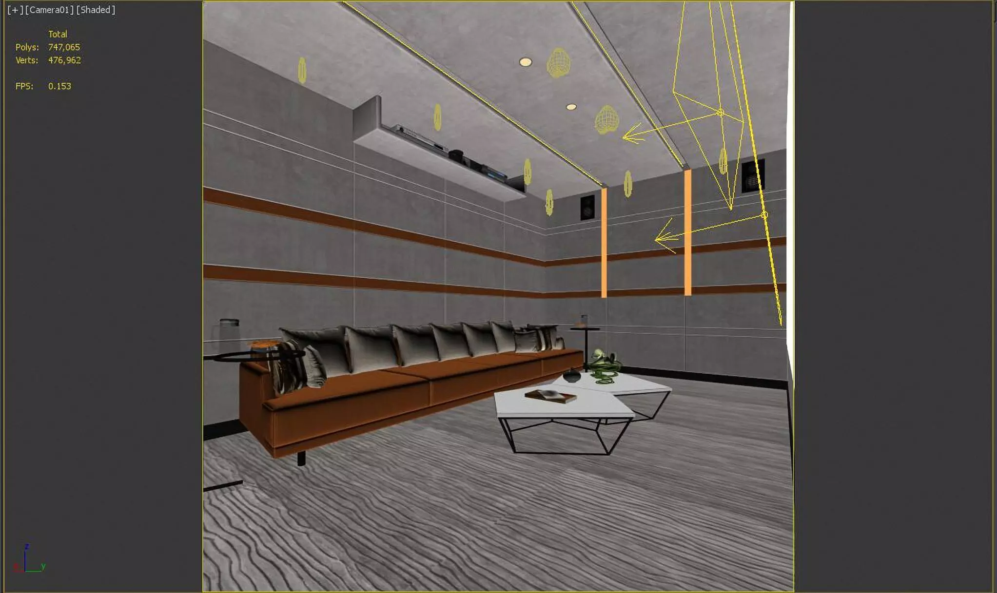 Movie Theater 3D model_1