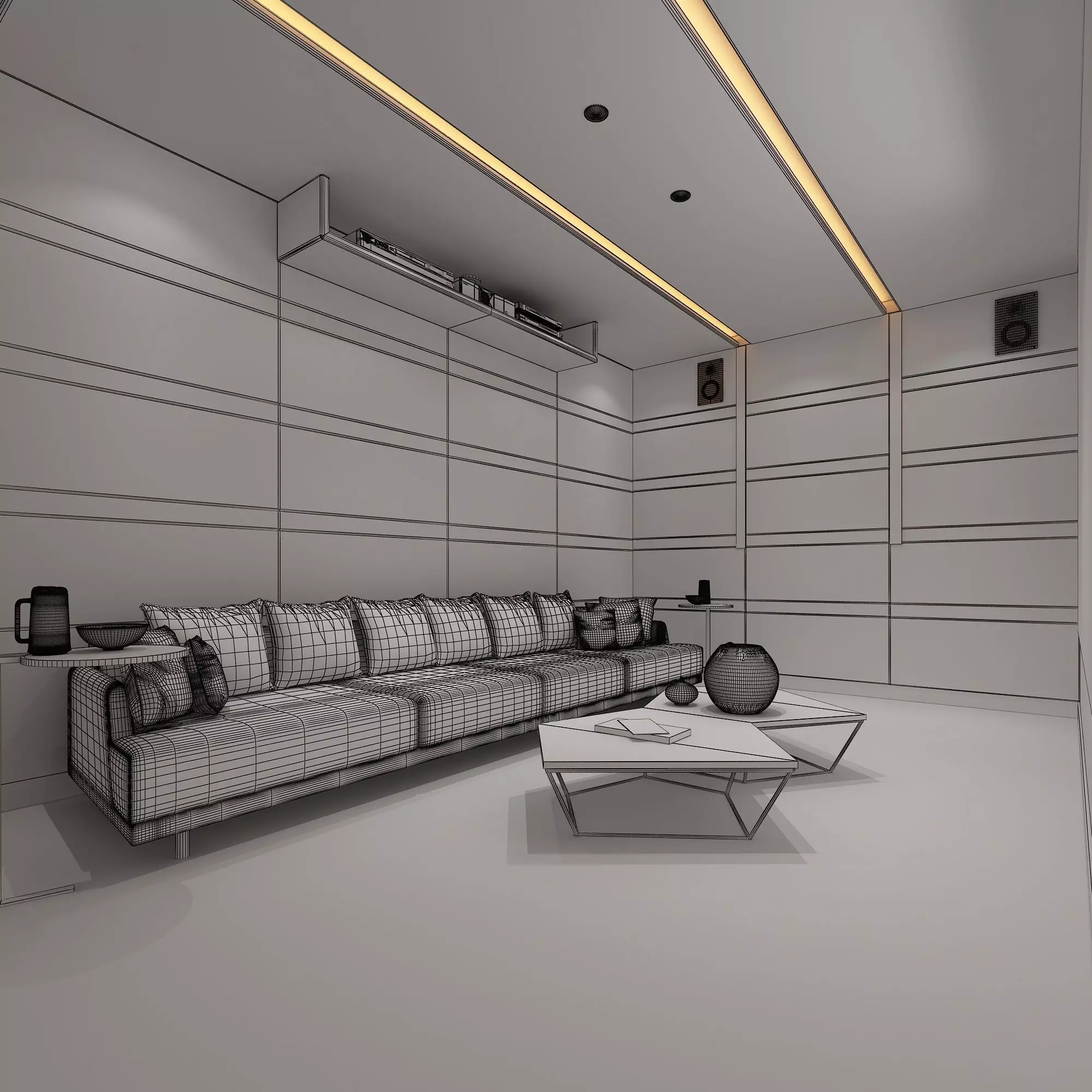 Movie Theater 3D model_4