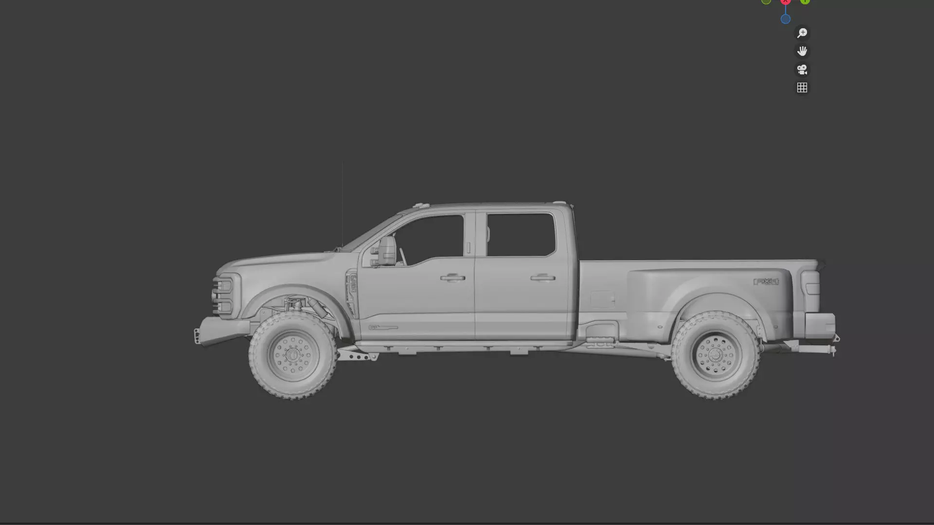 Ford F350 - F550 Super Duty Dually EOG - Complete Model 3D model_30