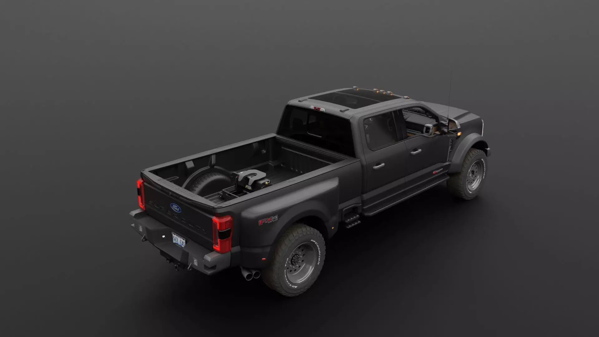 Ford F350 - F550 Super Duty Dually EOG - Complete Model 3D model_25