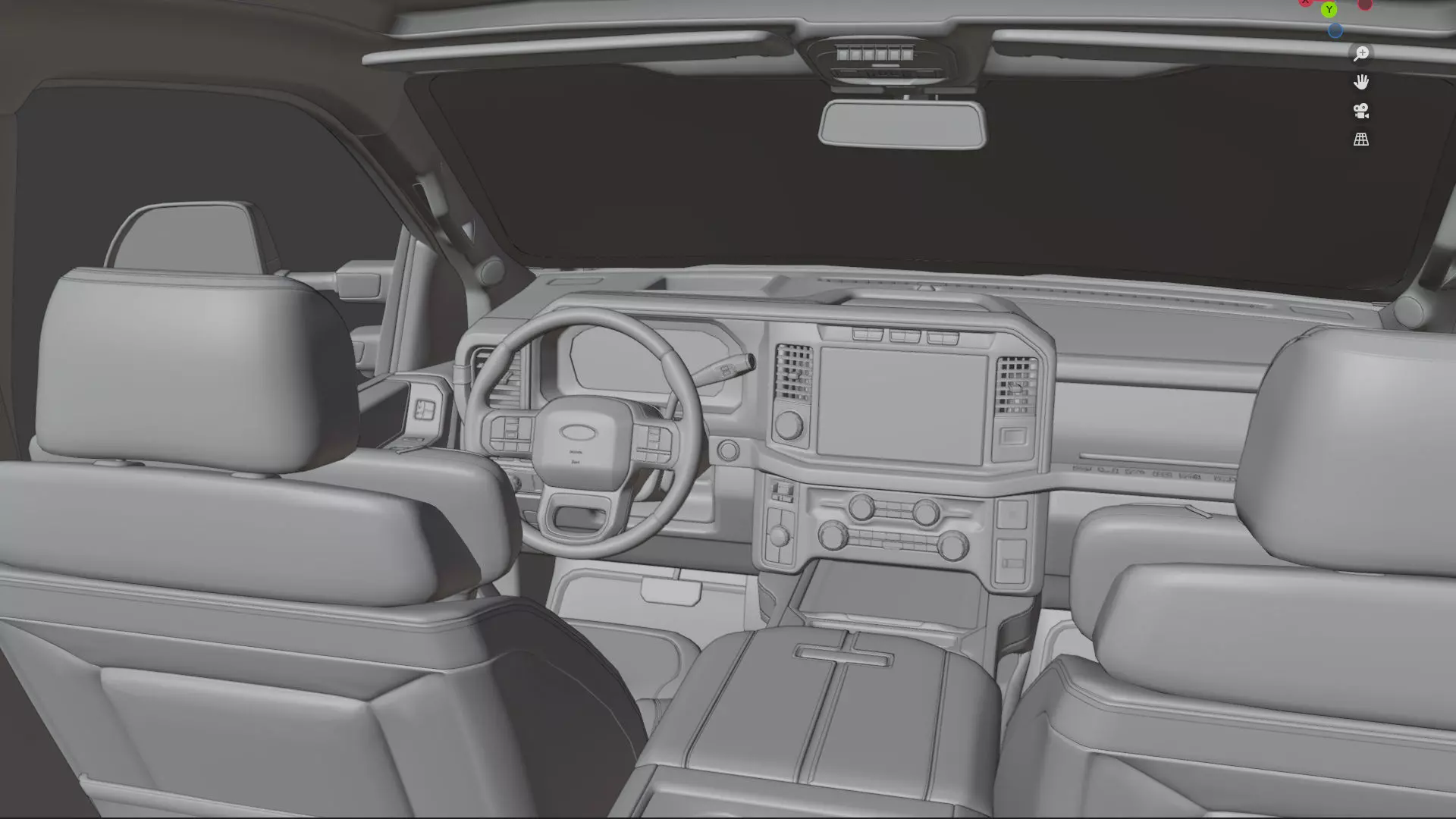 Ford F350 - F550 Super Duty Dually EOG - Complete Model 3D model_32