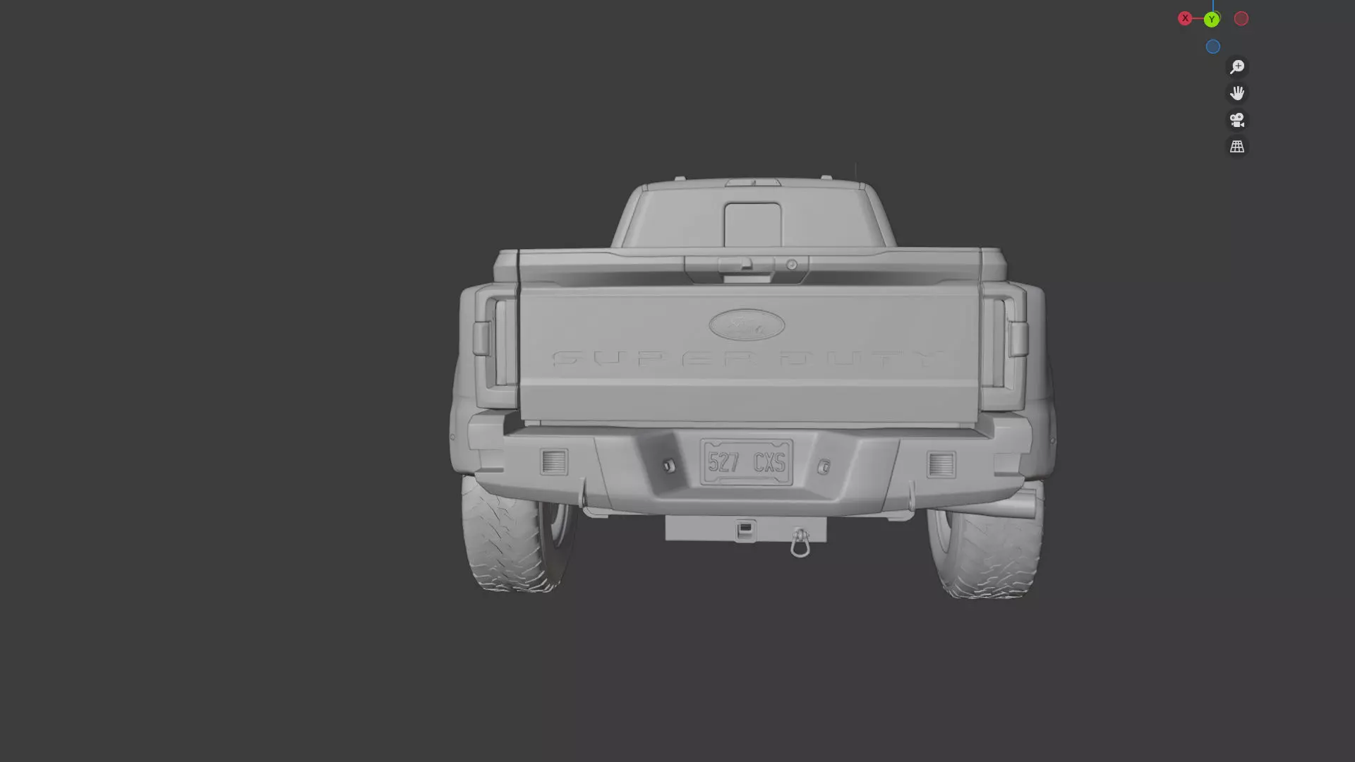 Ford F350 - F550 Super Duty Dually EOG - Complete Model 3D model_36