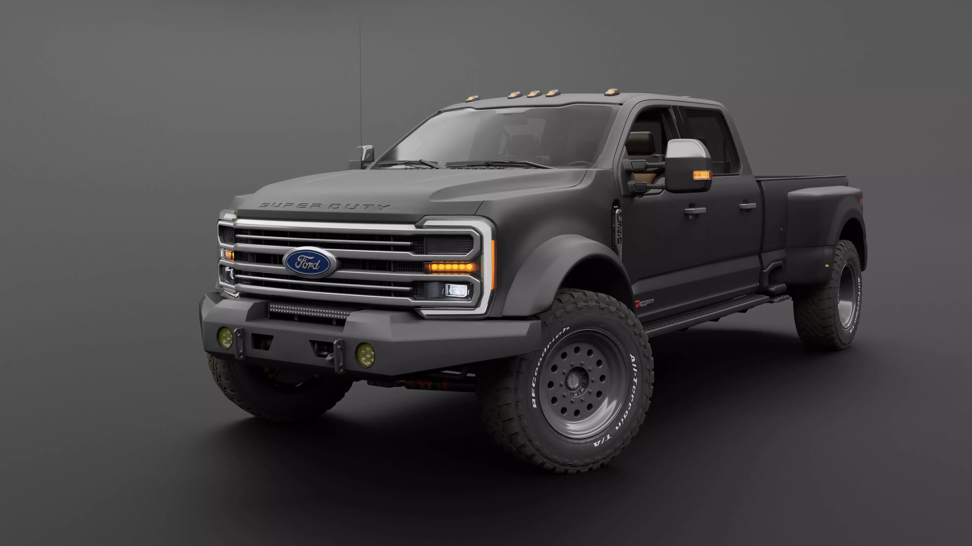 Ford F350 - F550 Super Duty Dually EOG - Complete Model 3D model_1