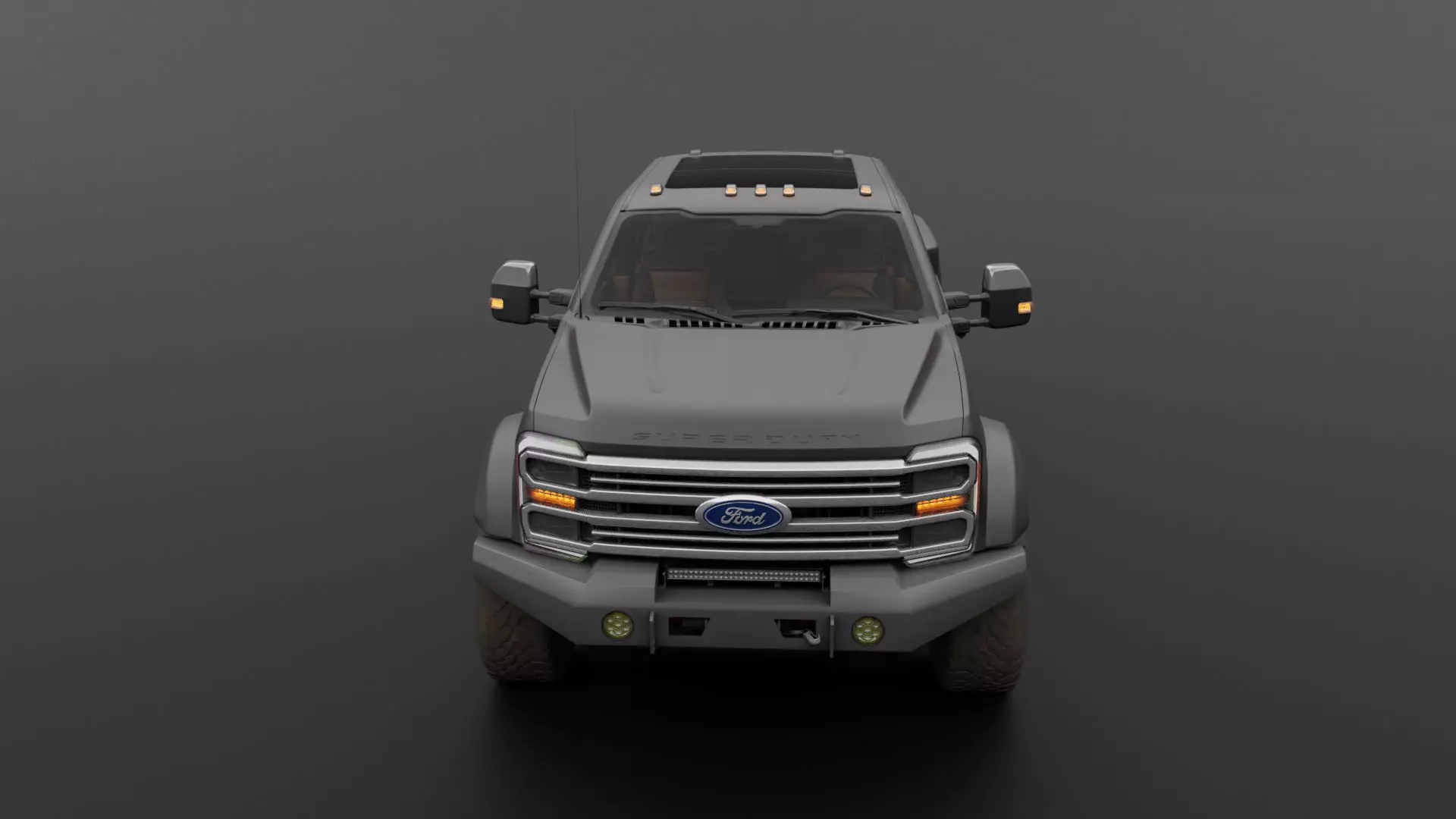 Ford F350 - F550 Super Duty Dually EOG - Complete Model 3D model_22