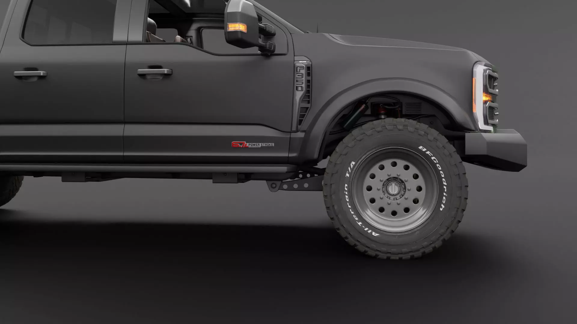 Ford F350 - F550 Super Duty Dually EOG - Complete Model 3D model_12