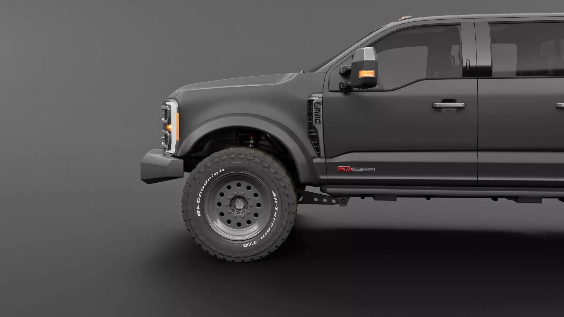Ford F350 - F550 Super Duty Dually EOG - Complete Model 3D model_23