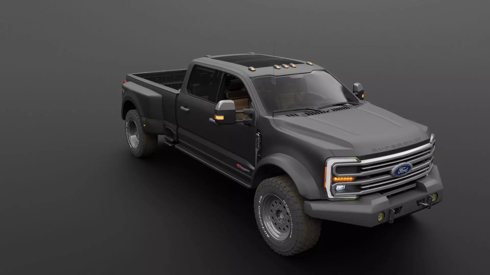 Ford F350 - F550 Super Duty Dually EOG - Complete Model 3D model_13