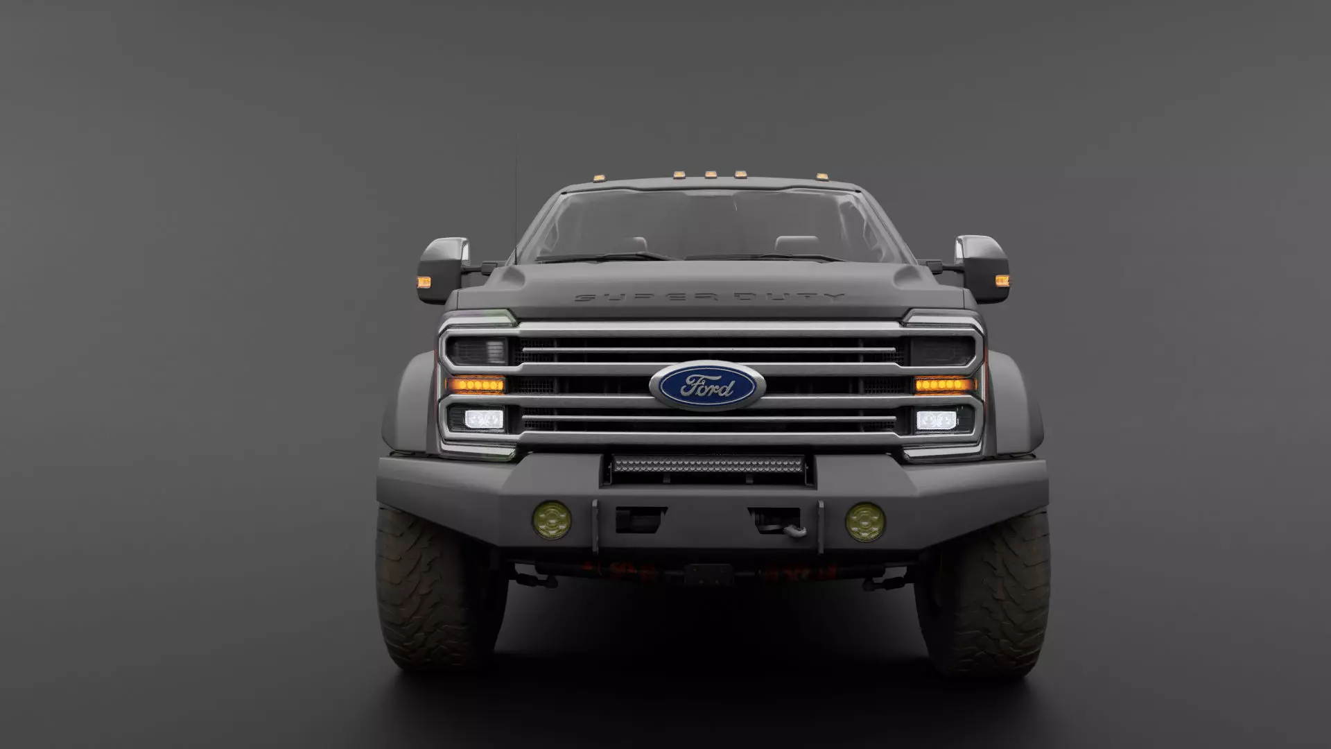 Ford F350 - F550 Super Duty Dually EOG - Complete Model 3D model_10