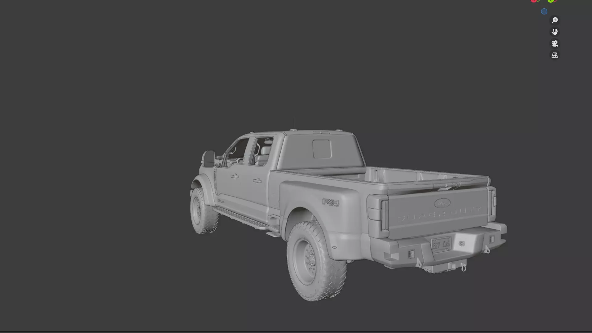 Ford F350 - F550 Super Duty Dually EOG - Complete Model 3D model_31