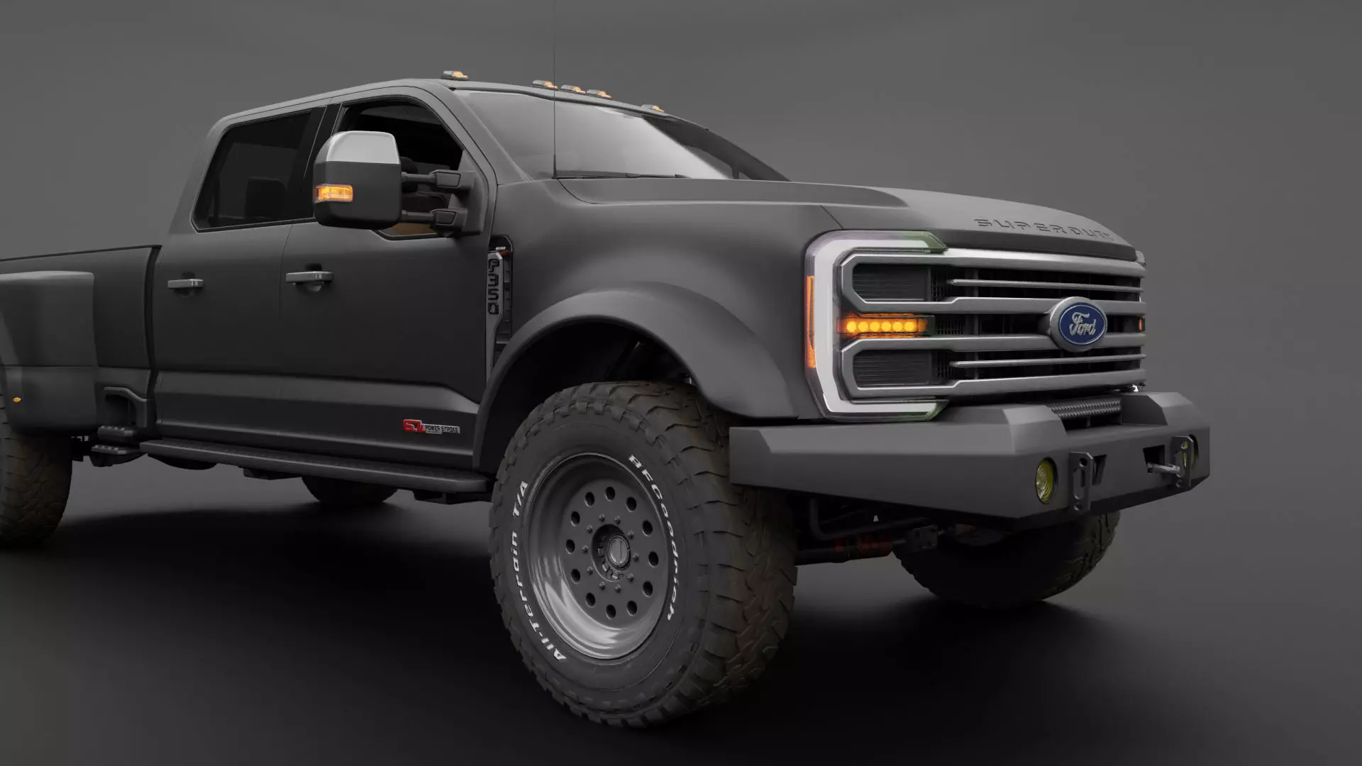 Ford F350 - F550 Super Duty Dually EOG - Complete Model 3D model_37