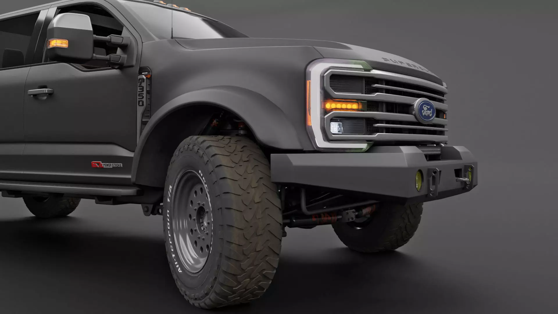 Ford F350 - F550 Super Duty Dually EOG - Complete Model 3D model_7