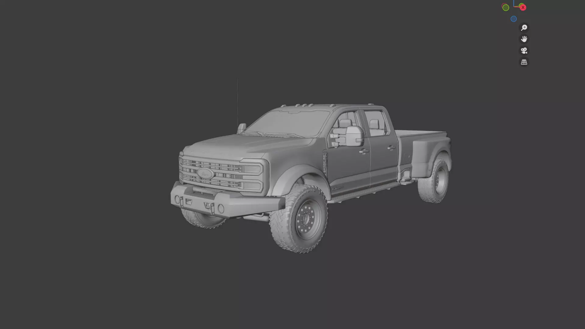 Ford F350 - F550 Super Duty Dually EOG - Complete Model 3D model_29