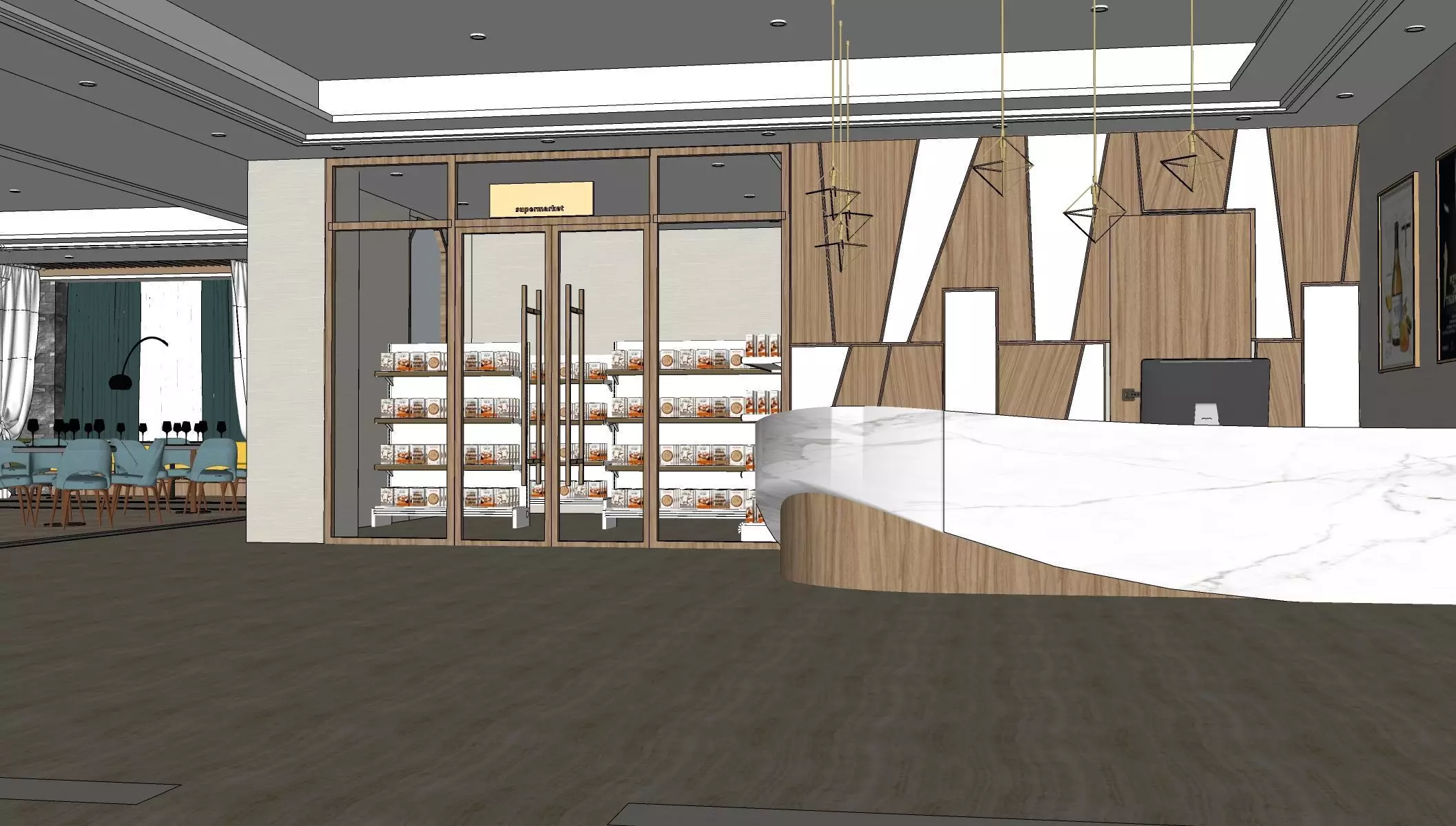 Reception 10 3D model_3