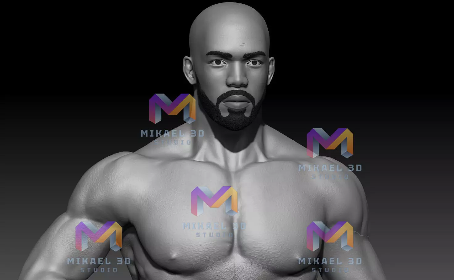 Jon Jones UFC statue 3D print model