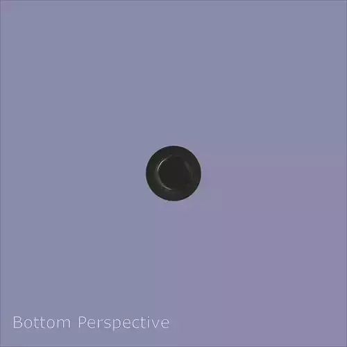 Steel Stained M6 Bolt Allen Cap with PBR 4K Textures 3D model 6
