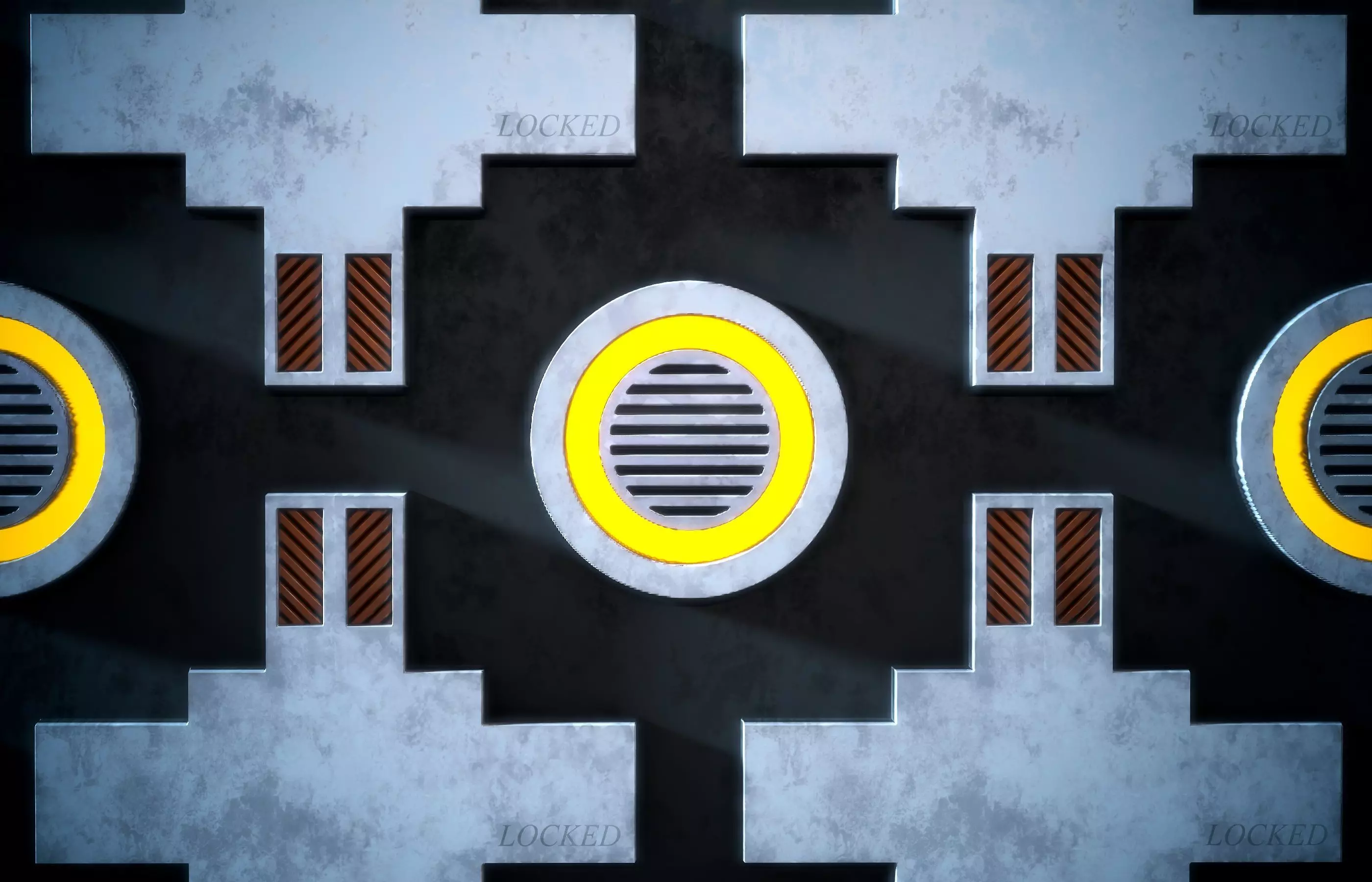 Sci-fi Metal Plat Stylized - VOL 05 - SBsar - Maps Texture_7