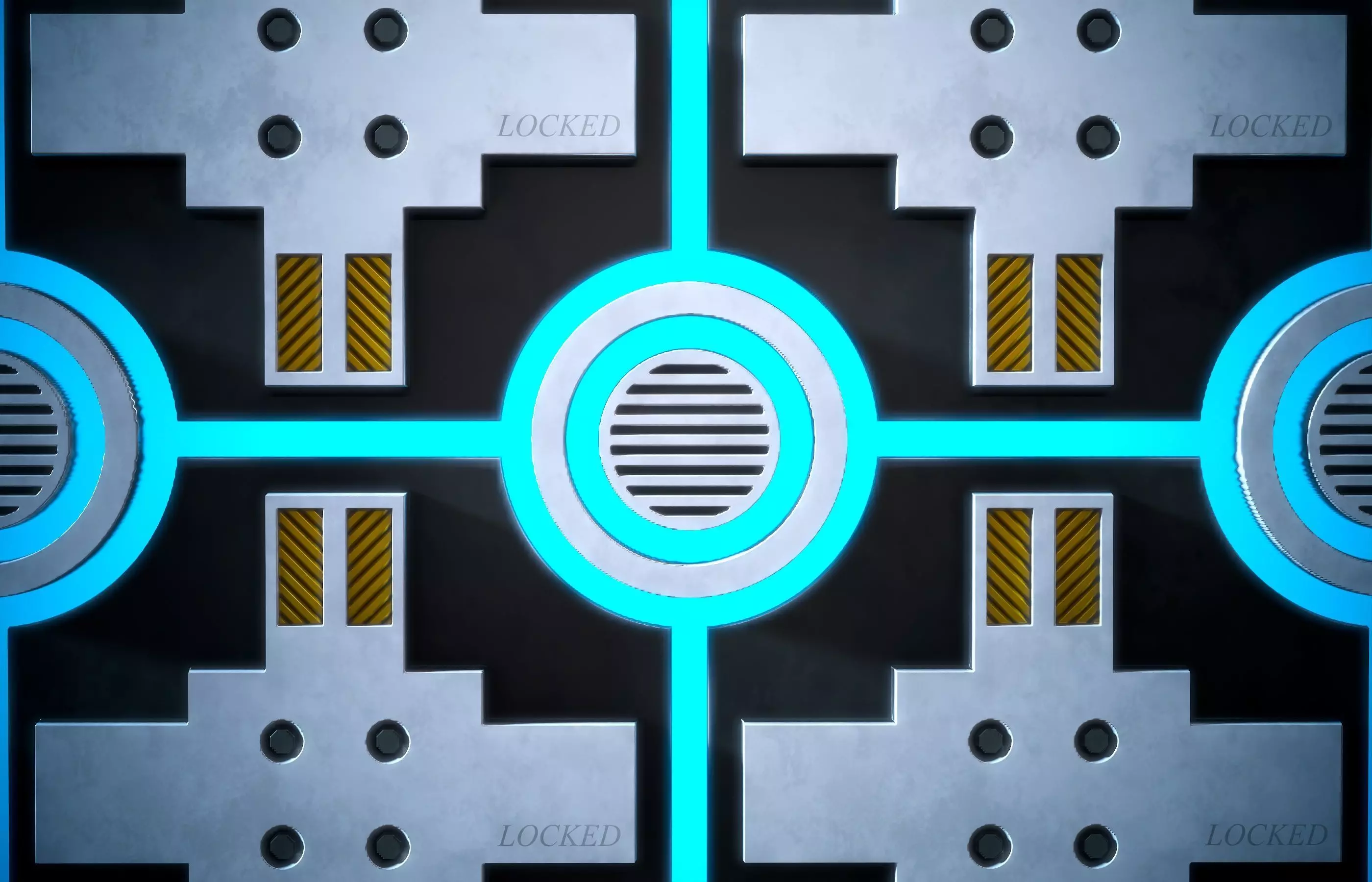 Sci-fi Metal Plat Stylized - VOL 05 - SBsar - Maps Texture_9