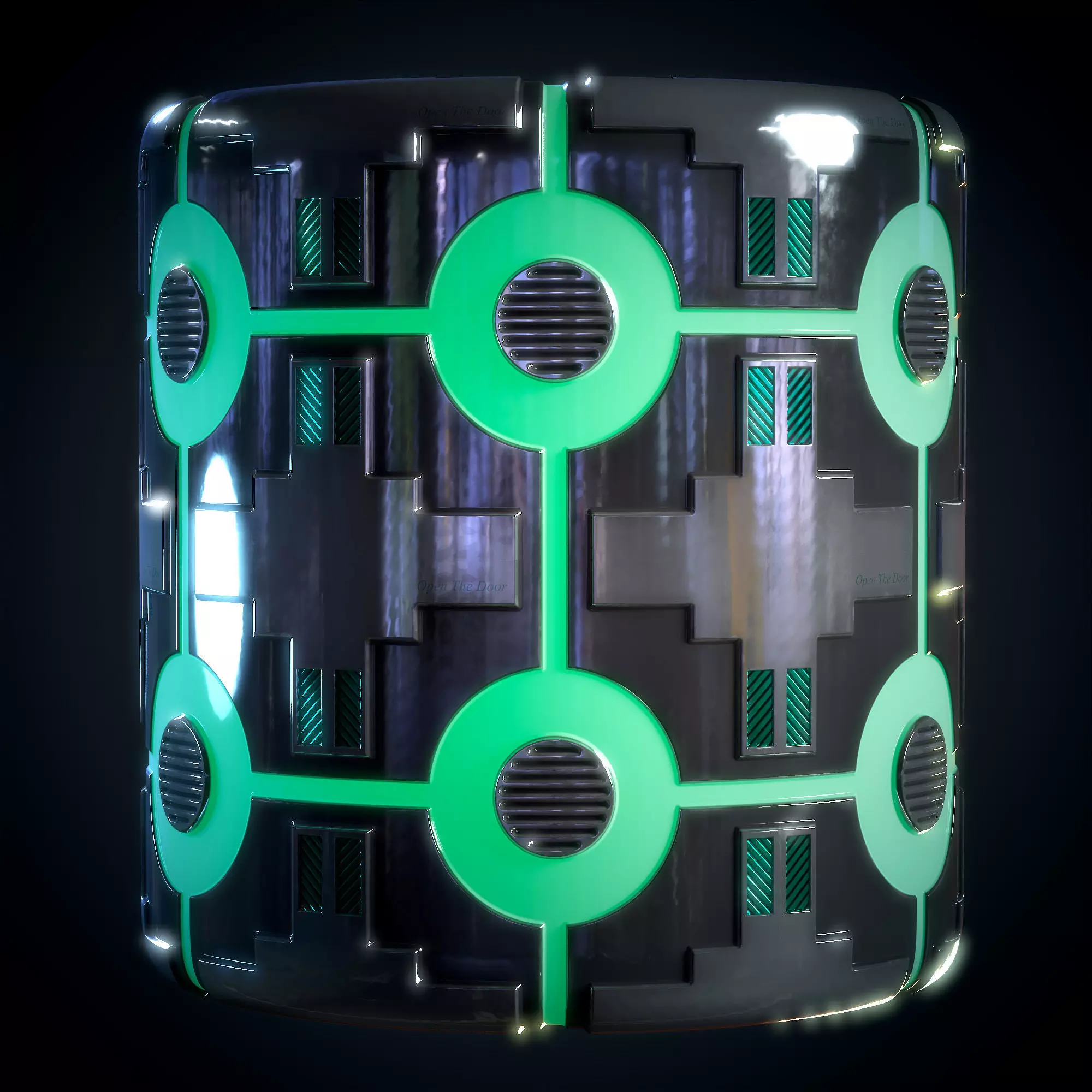 Sci-fi Metal Plat Stylized - VOL 05 - SBsar - Maps Texture_13