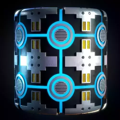 Sci-fi Metal Plat Stylized -  VOL 05 - SBsar - Maps