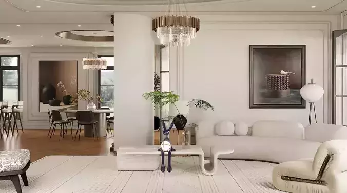 Livingroom and Kitchen