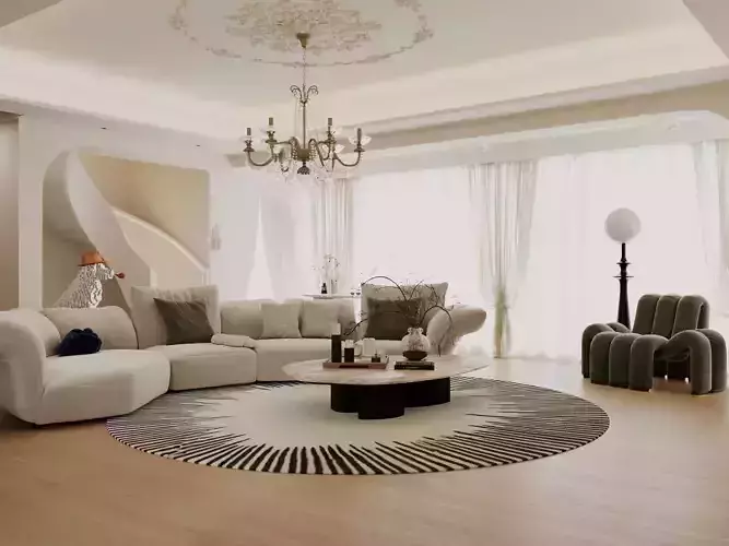 Modern interior- Living Room