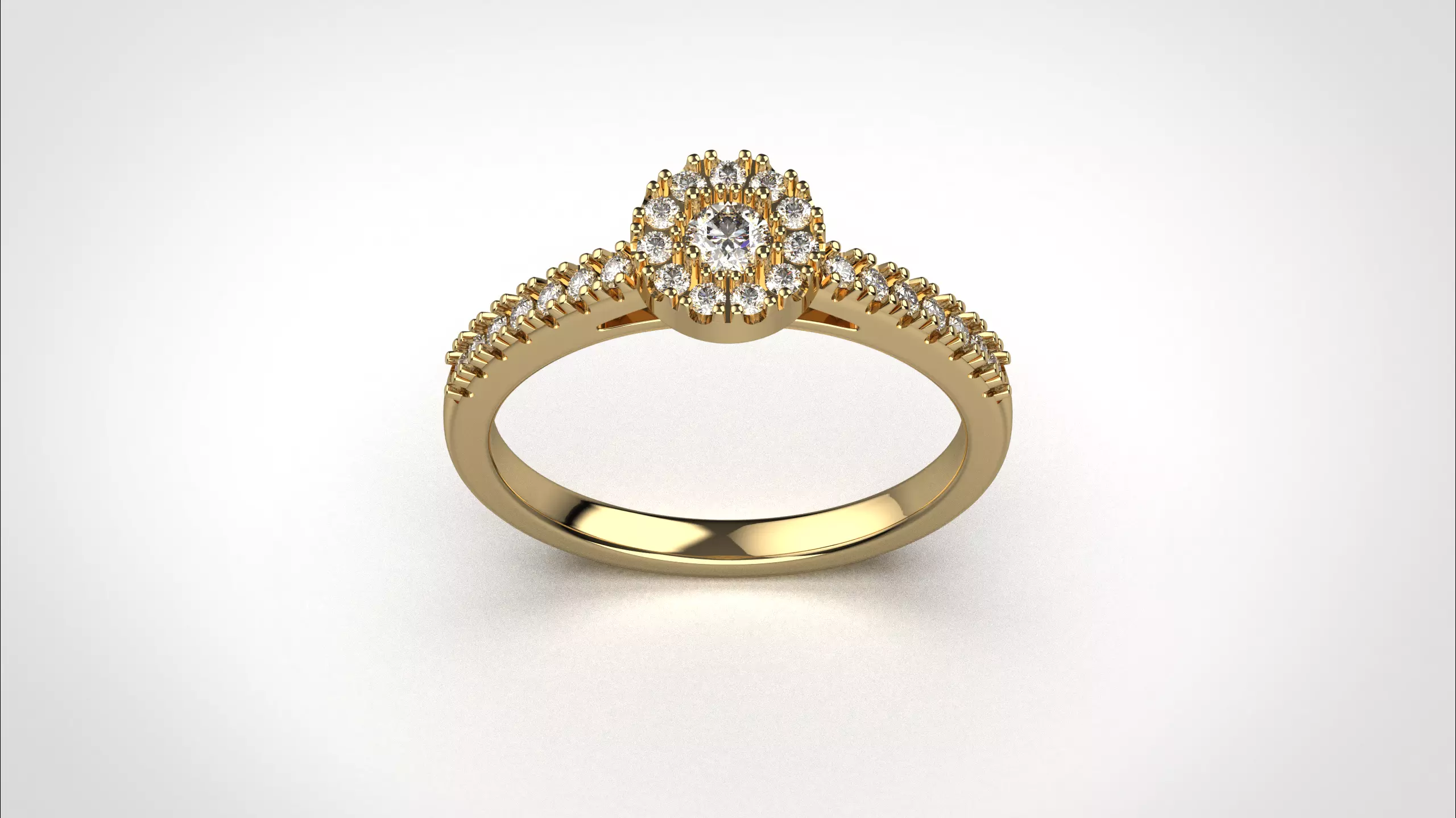 Halo ring stl obj 3D print model R147 3D print model 3D print model_10