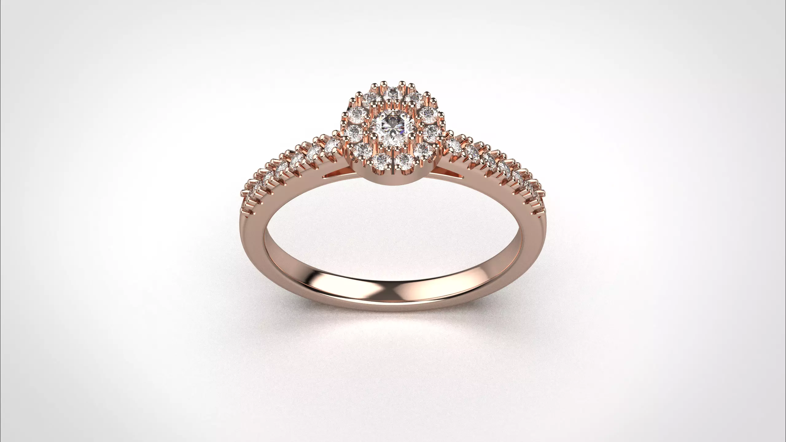 Halo ring stl obj 3D print model R147 3D print model 3D print model_17