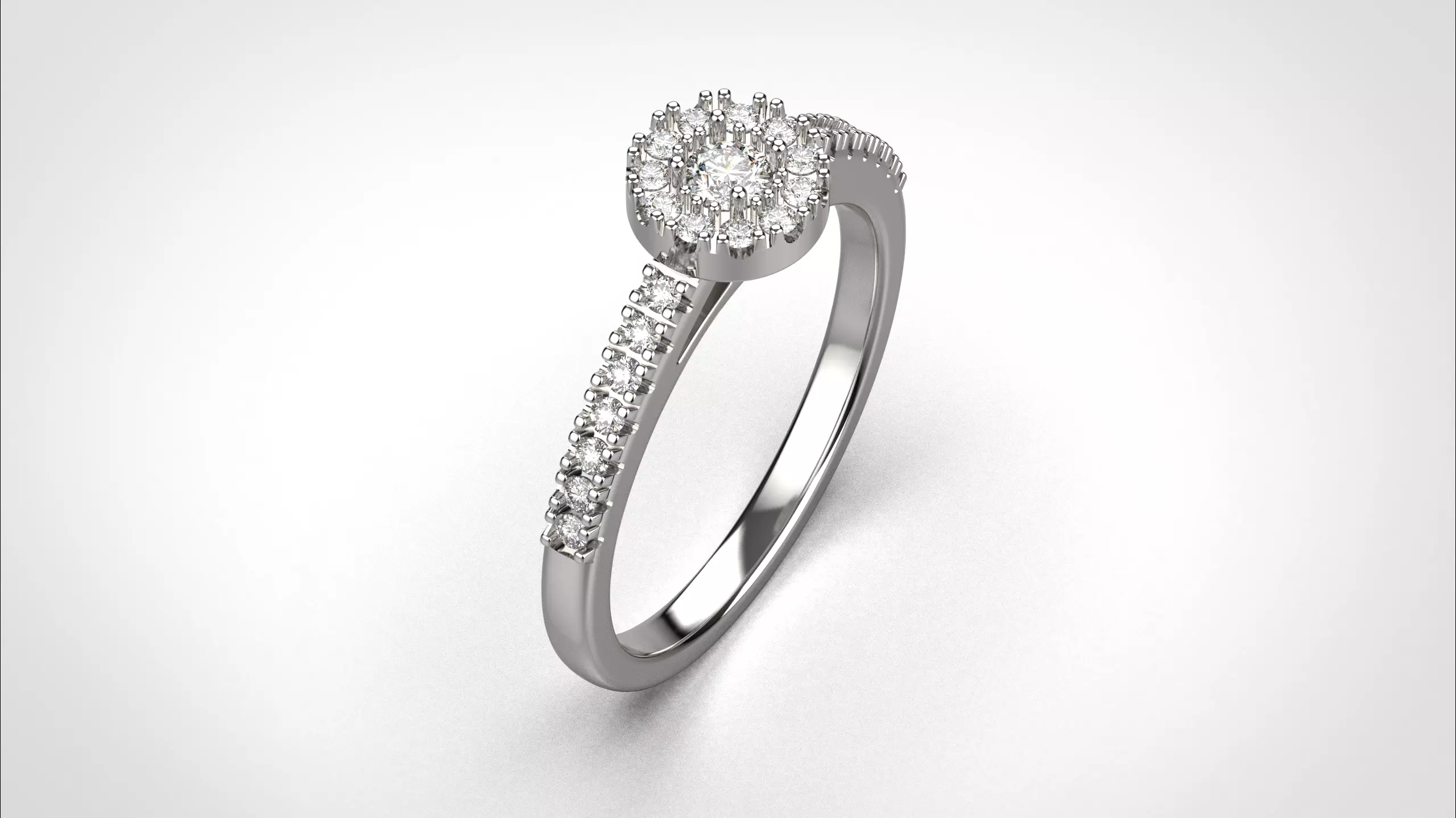 Halo ring stl obj 3D print model R147 3D print model 3D print model_6