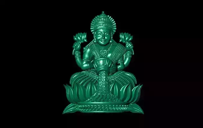 Laxmi Pendant  3D print model