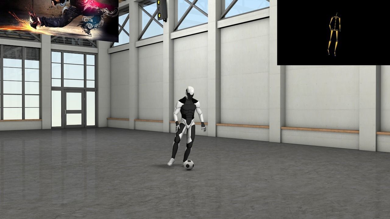 dribbling and shot 2 3D model_2