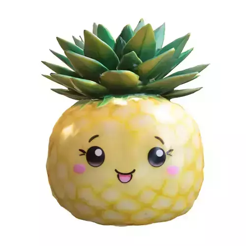 Adorable Pineapple kawaii