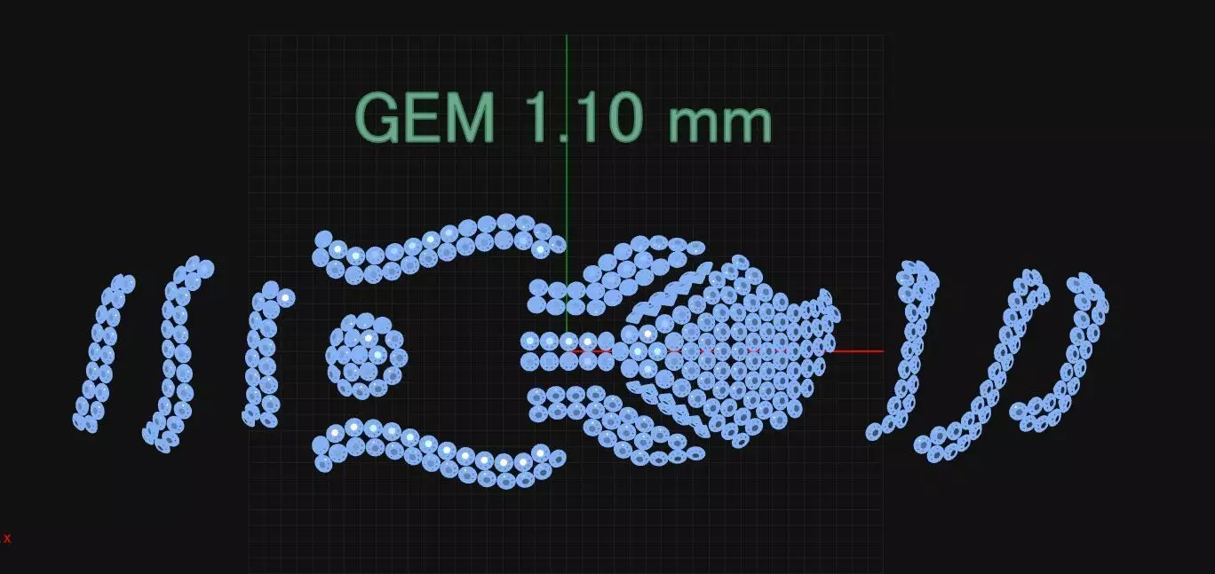  lion bangle bracelet 3D model_2