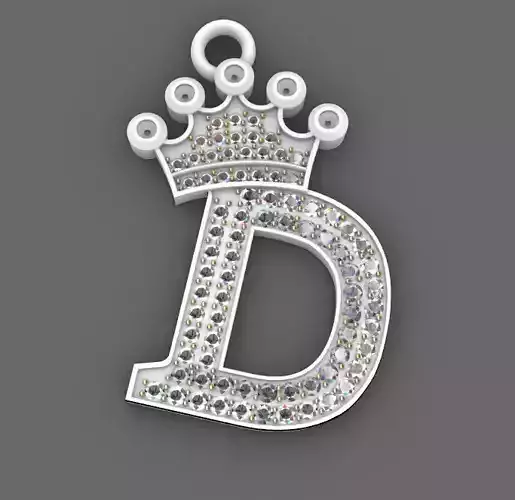 Colgante letras corona