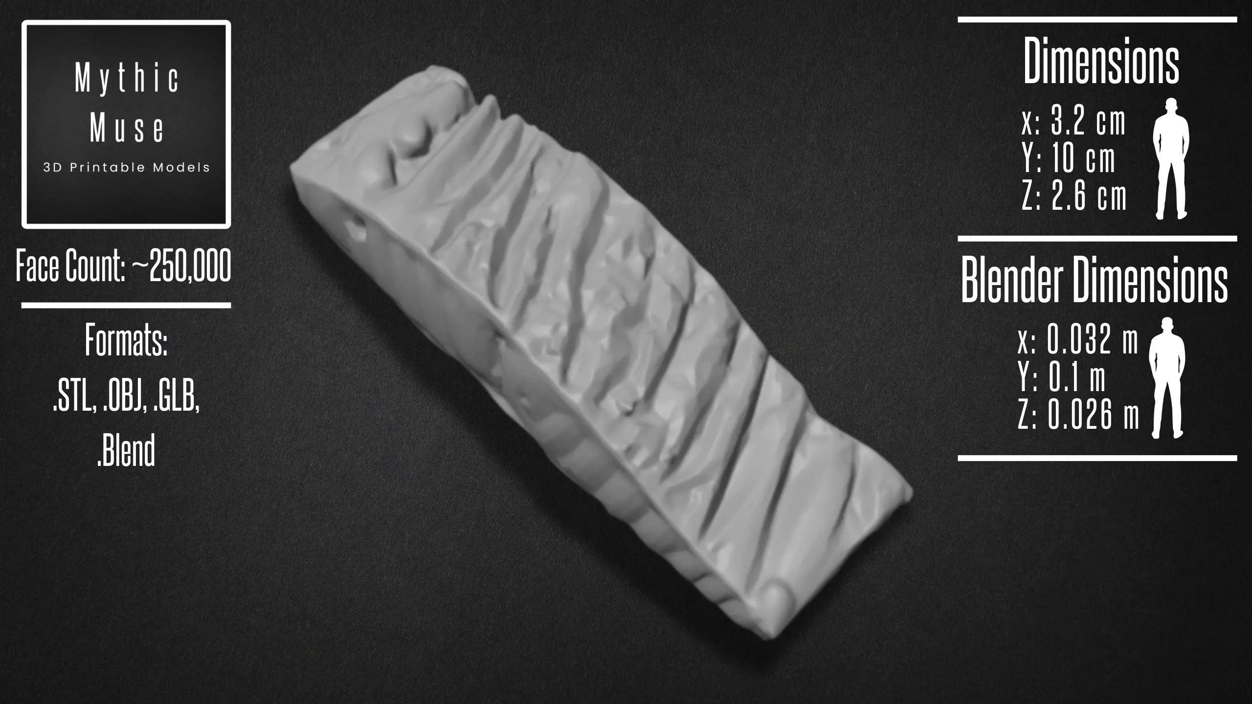 Realistic Grilled Salmon Fillet Model 3D model_8