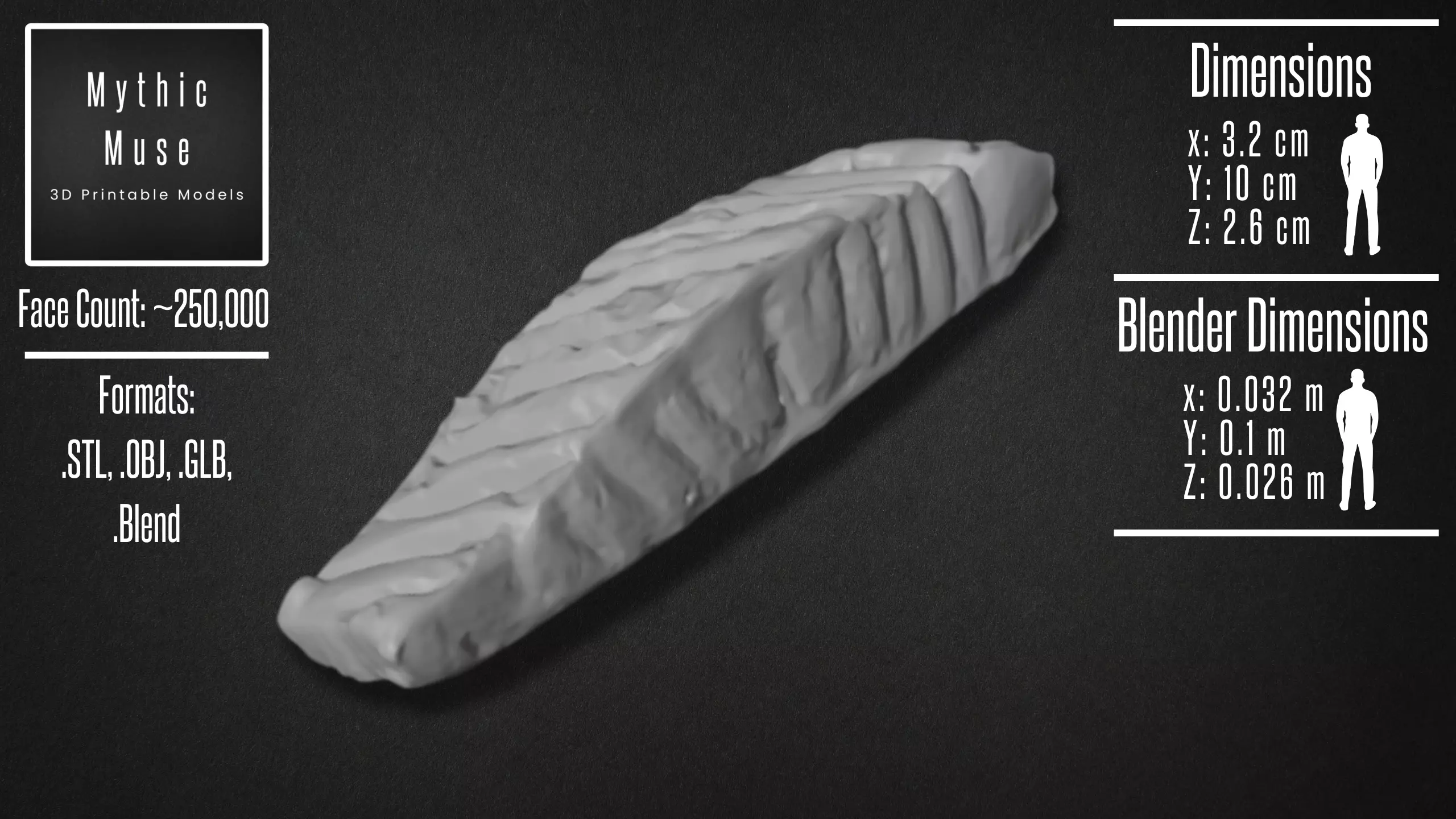 Realistic Grilled Salmon Fillet Model 3D model_9