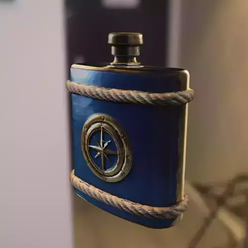 Nautical Compass Flask