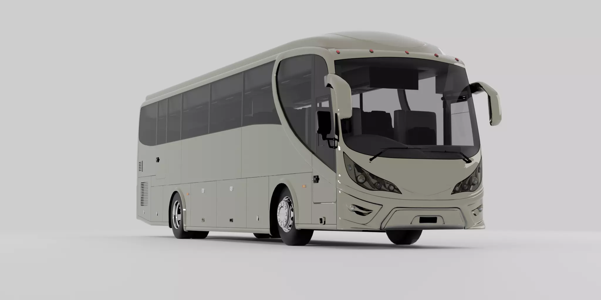 SKSBus E128 Premium 3D Model with Variations and Textures Low-poly 3D model_0