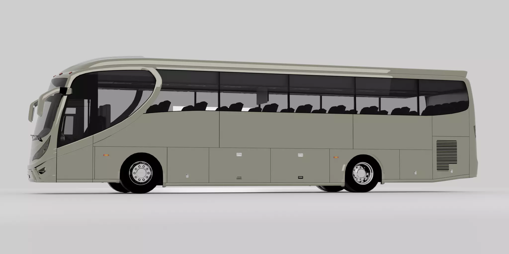 SKSBus E128 Premium 3D Model with Variations and Textures Low-poly 3D model_4