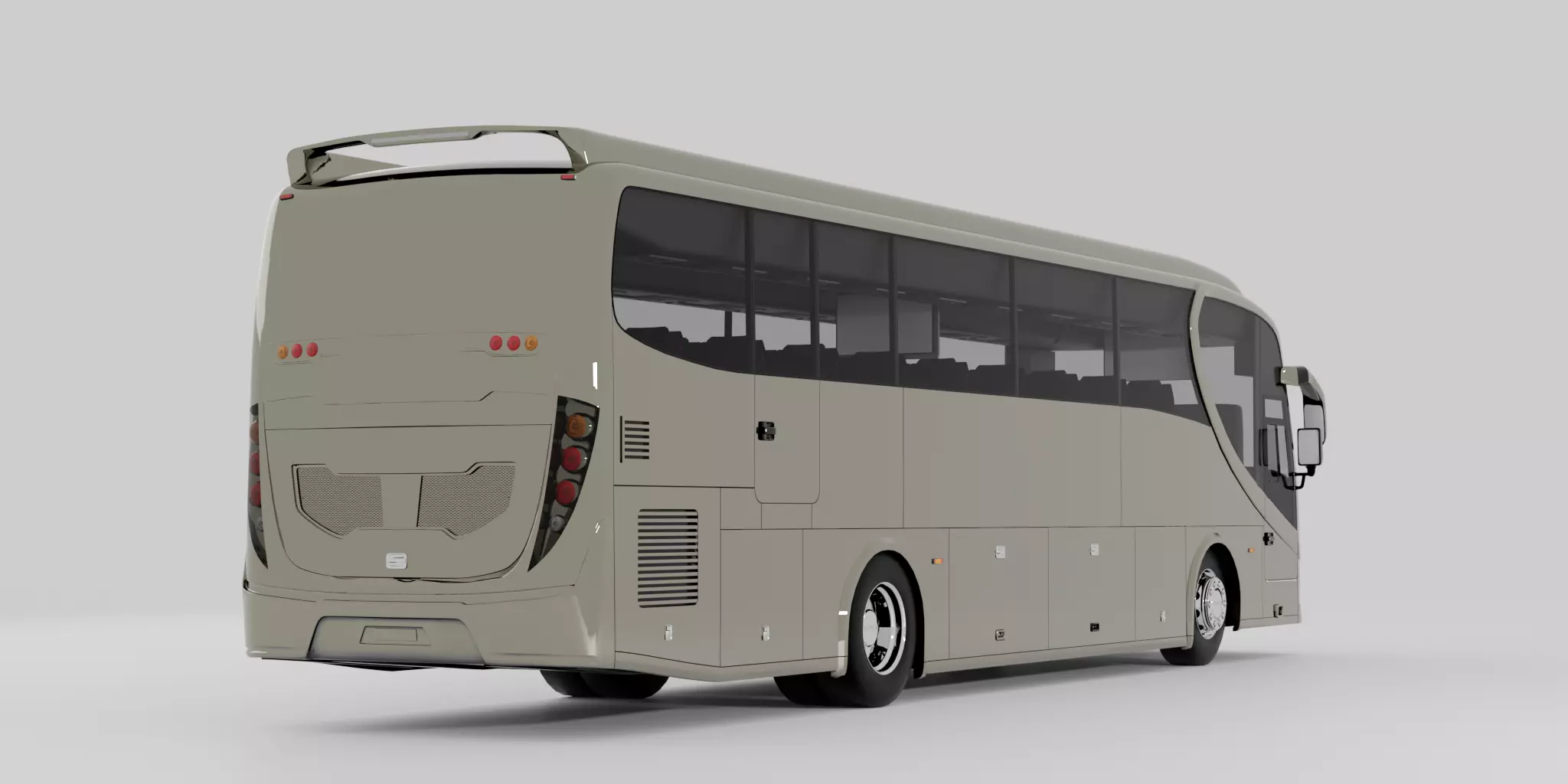 SKSBus E128 Premium 3D Model with Variations and Textures Low-poly 3D model_6