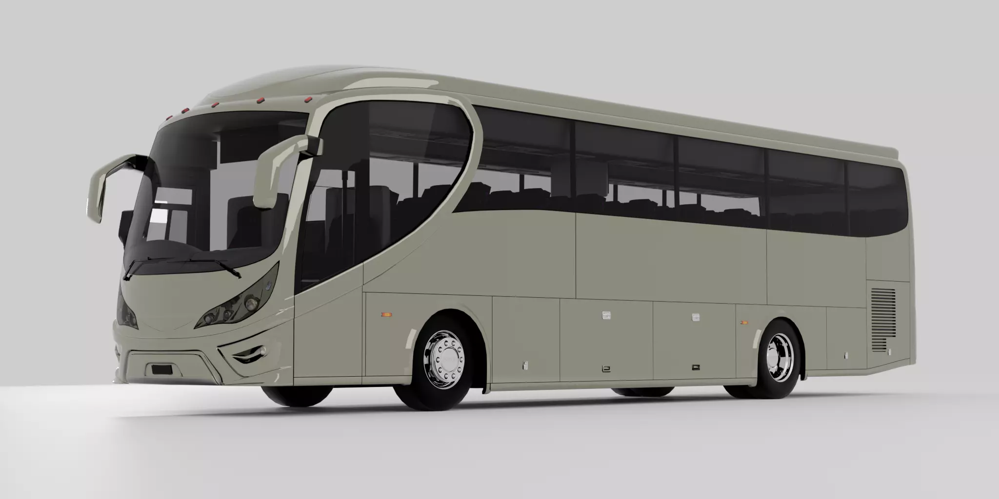 SKSBus E128 Premium 3D Model with Variations and Textures Low-poly 3D model_3