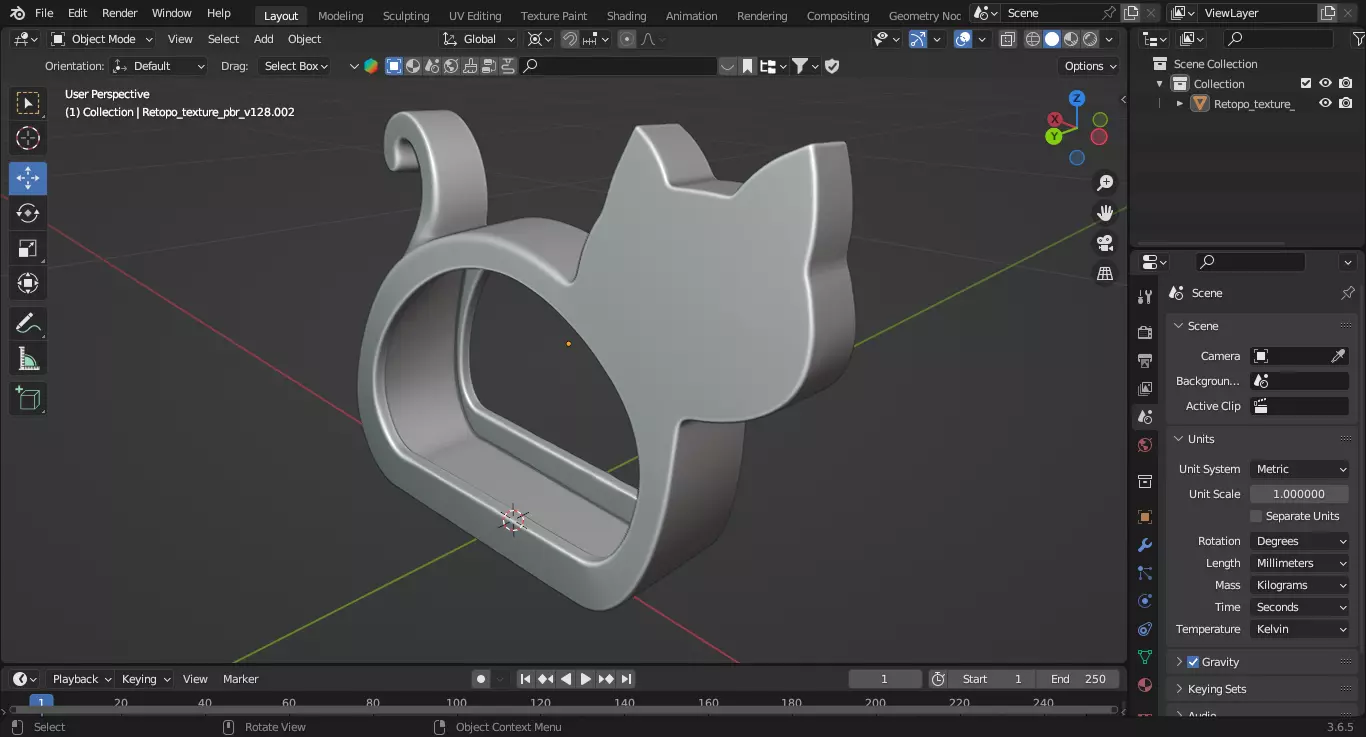 Cat-Shaped Organizer 3D print model_8
